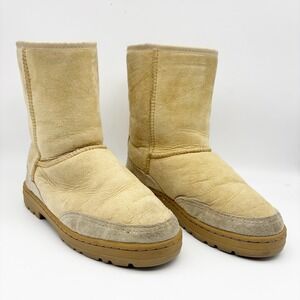 Ugg Australia Vintage Y2K Ultra Short Classic Suede Boots in Sand Size 7